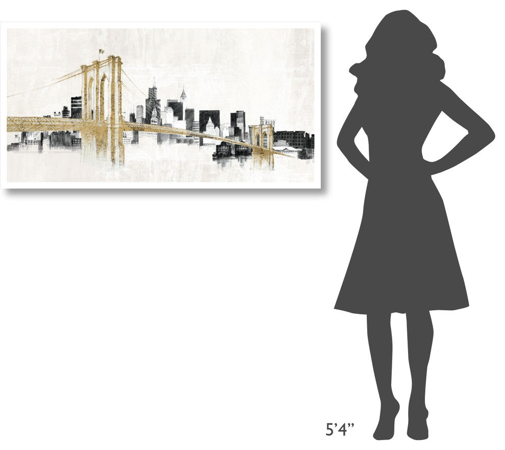 "Skyline Crossing" Digital Paper Print by Avery Tillmon, 50"x26"