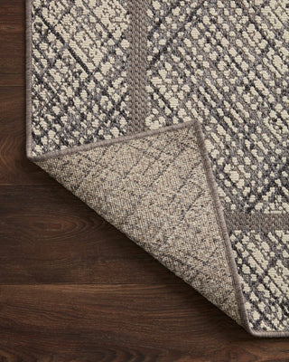Loloi II Rainier Ivory / Charcoal 18" x 18" Sample Rug