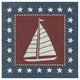 "Coastal Americana I" Digital Paper Print by David Carter Brown, 42"x42"