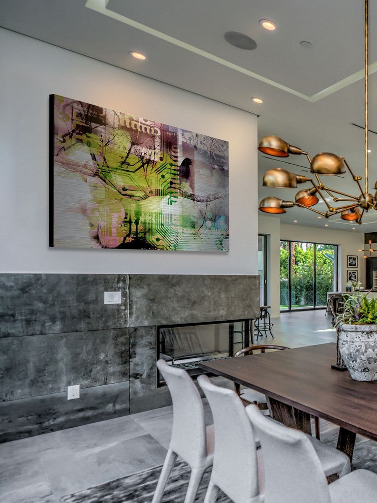 "Symbolism" Print on Brushed Aluminum, 45"x30"