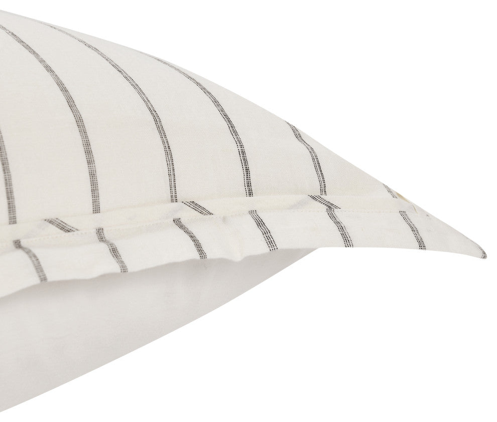 Kingston 100% Linen Euro Sham, Ivory, Ivory