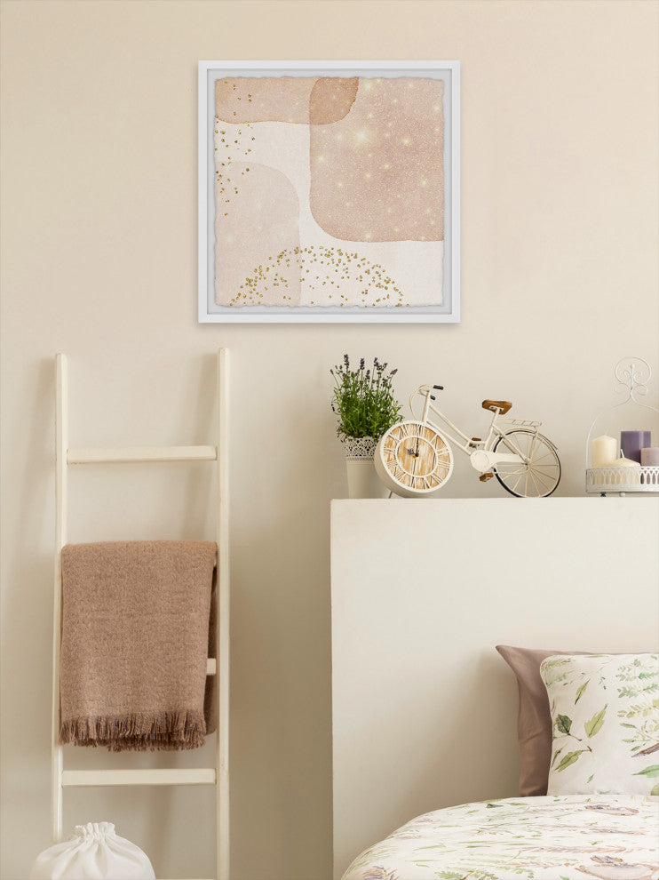 "Doors of Silence" Framed Painting Print, 12x12