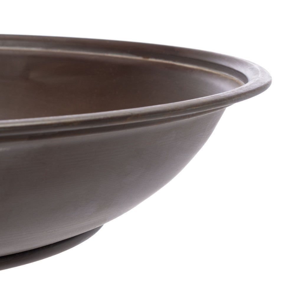 Safavieh Orian Bird Bath, Rustic Brown