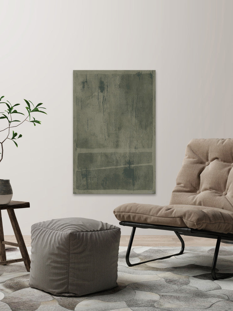 "Unequal Division" Painting Print on Wrapped Canvas, 30x45