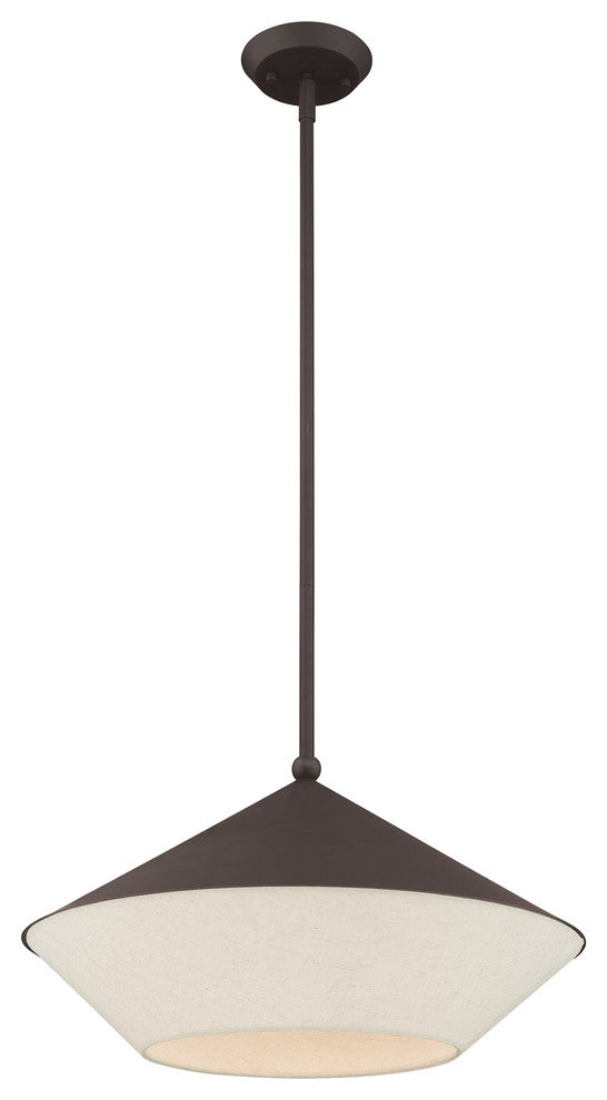 Livex Lighting Bronze 1-Light Pendant
