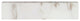 Porcelain Trims Marble Look Glossy Bullnose 3x12, White Gold