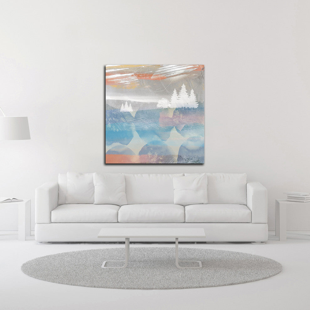 Crimson Sunset No. 2 by Louis Duncan-He, Print on Canvas, 30" x 30"