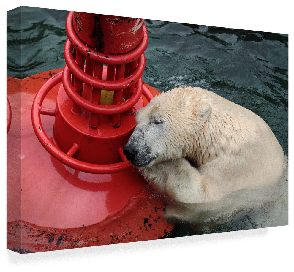 Antje Wenner Braun 'My Buoy' Canvas Art, 19"x12"