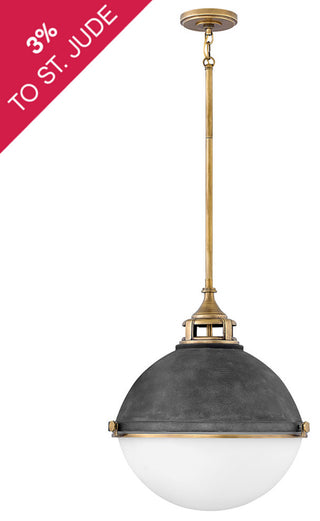 Hinkley 4835DZ Medium Orb, Black, Gray