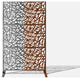 Alta Corten Steel Decorative Screen With Stand, Web