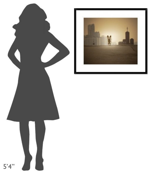 "Be With You" Framed Digital Print by Biduri Chang-Hwan Park, 30x27"