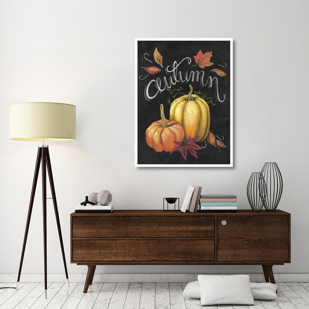 "Autumn Harvest I Gold Pumpkin" Digital Paper Print by Mary Urban, 38"x50"