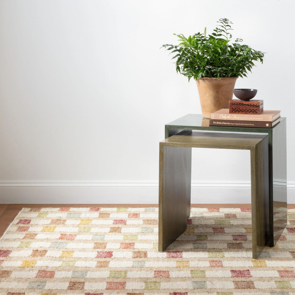 Dash & Albert Mosaic Multi Handwoven Jute Rug, Multi, 2' x 3'