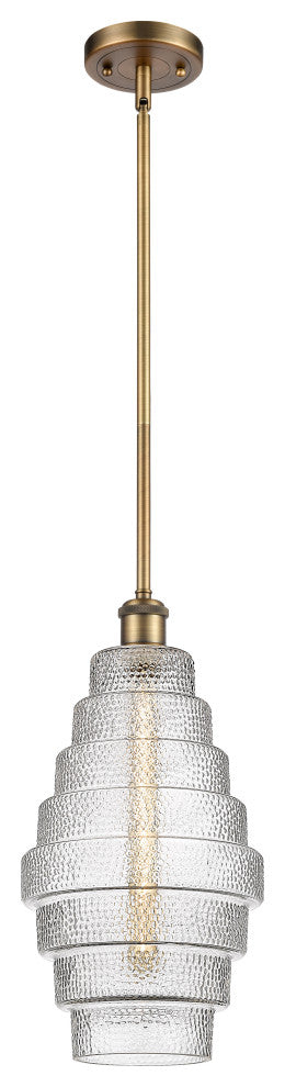 Innovations 516-1S-BB-G672-8-LED 1-Light Mini Pendant, Brushed Brass