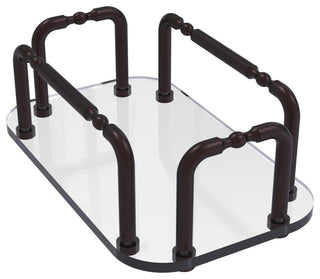 Vanity Top Guest Towel Holder, Antique Bronze