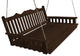 Cedar Royal English Swingbed, Walnut Stain, 4 Foot