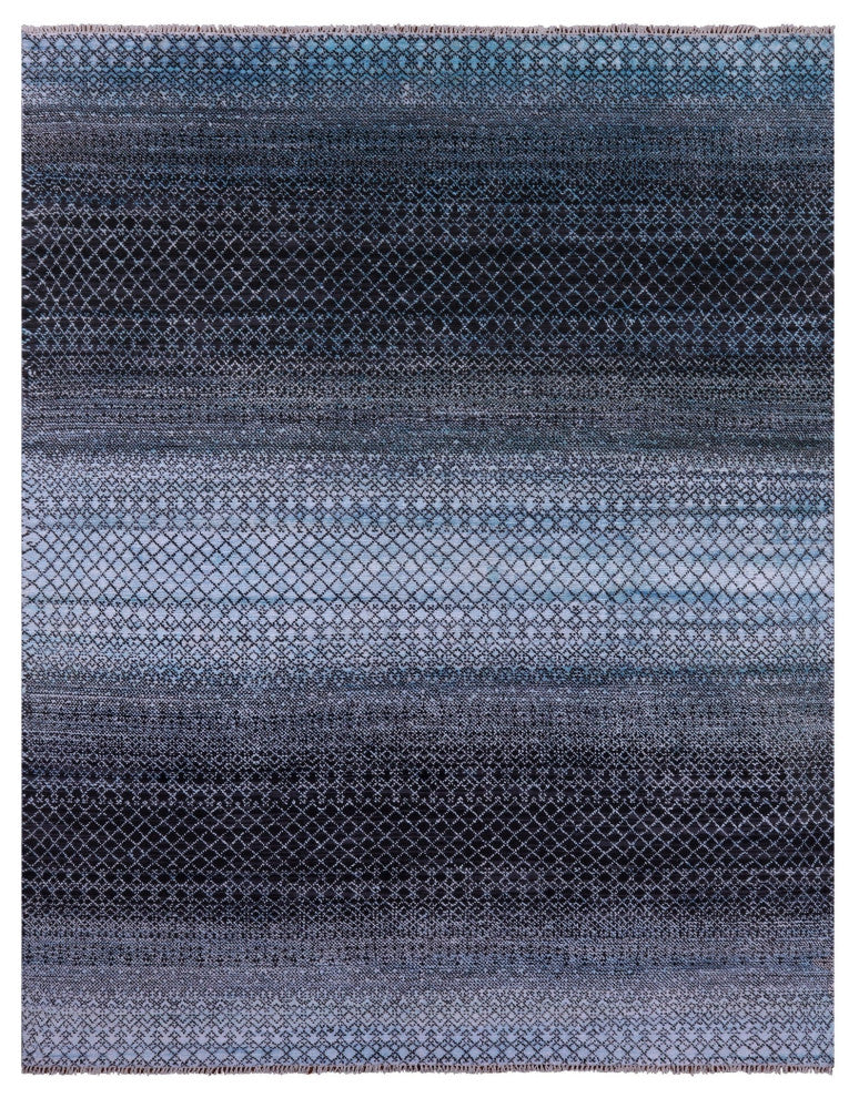 Wool & Silk Savannah Grass Hand-Knotted Rug 7' 10" X 10' 2" - Q15966