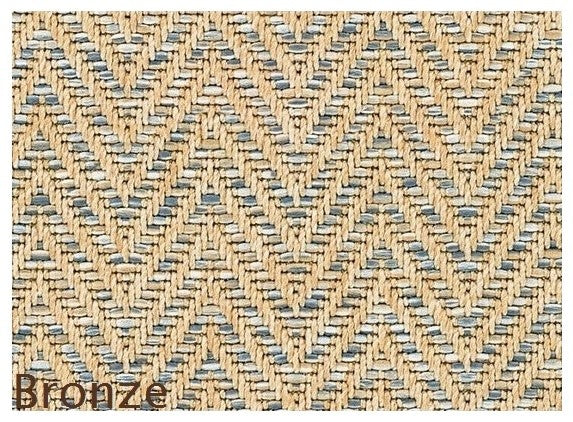 Couristan Tortola Indoor/Outdoor Accent Rugs - 50+ Custom Sizes, Bronze, 7'x9'