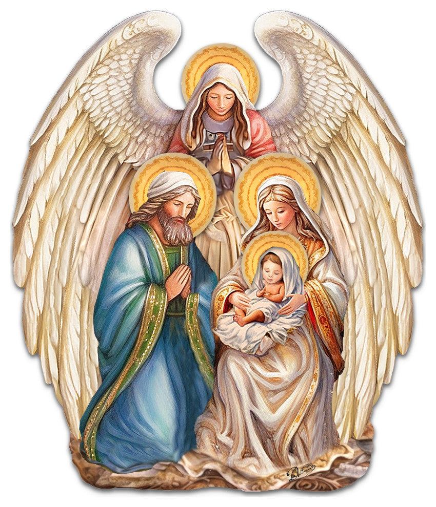 Nativity With Angel Holiday Door Decor Christmas Decor