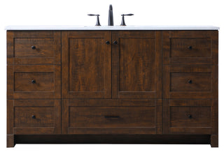 Home Living 60" SIngle Bathroom Vanity, Expresso