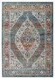 Tribute Camellia Distressed Vintage Floral Persian Medallion 5x8 Area Rug