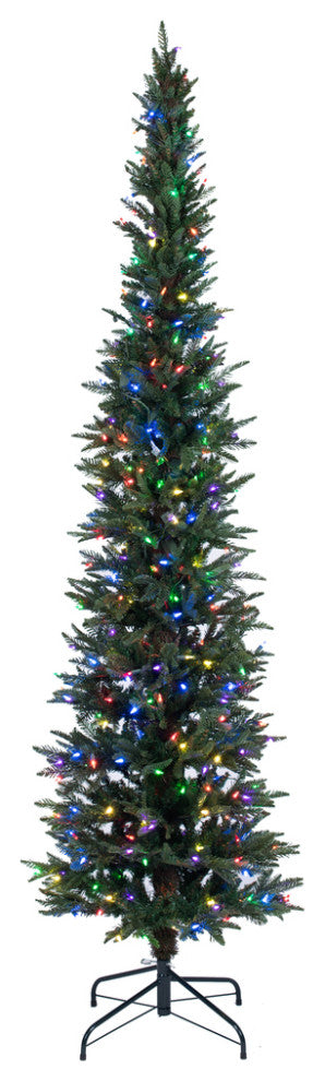 Compton Pole Pine Artificial Christmas Tree , Multi-color, 12'