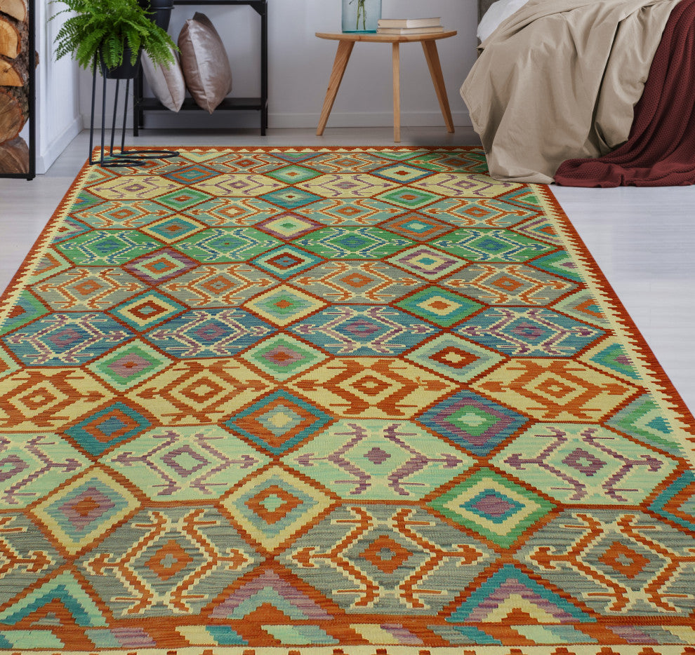 Sangat Kilim Ata Rust Rug