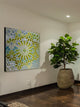 "Boucles" Print on Brushed Aluminum, 32"x32"