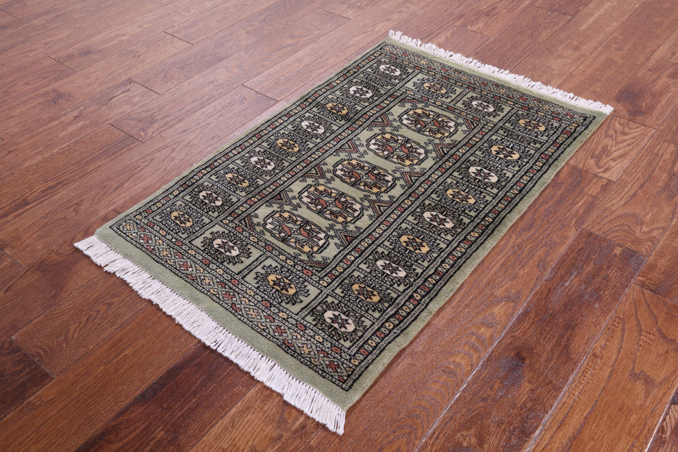 Handmade Silky Bokhara Wool Rug 2' 0" X 3' 0" - Q13867