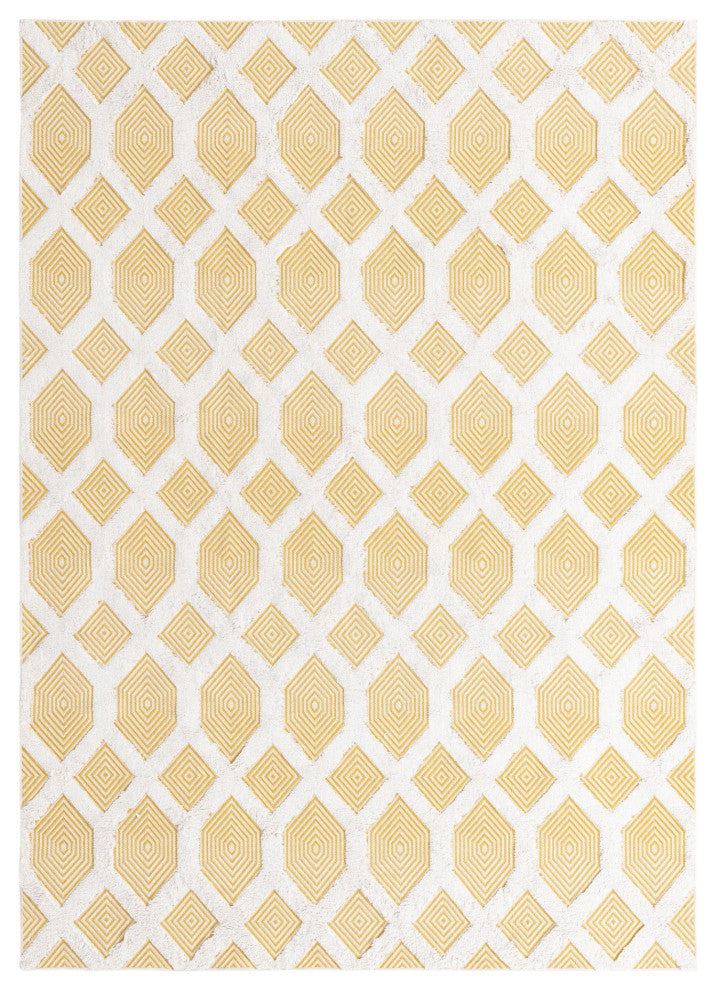 Unique Loom Sabrina Soto Casa Havana Area Rug, Yellow, 6' 4 X 9' 0 Rectangular