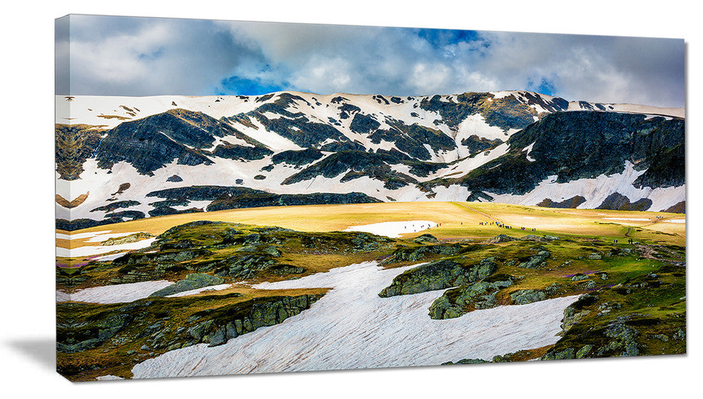 "Rila lakes and Mountains in Bulgaria" Landscape Wall Artwork, 1 Panel
