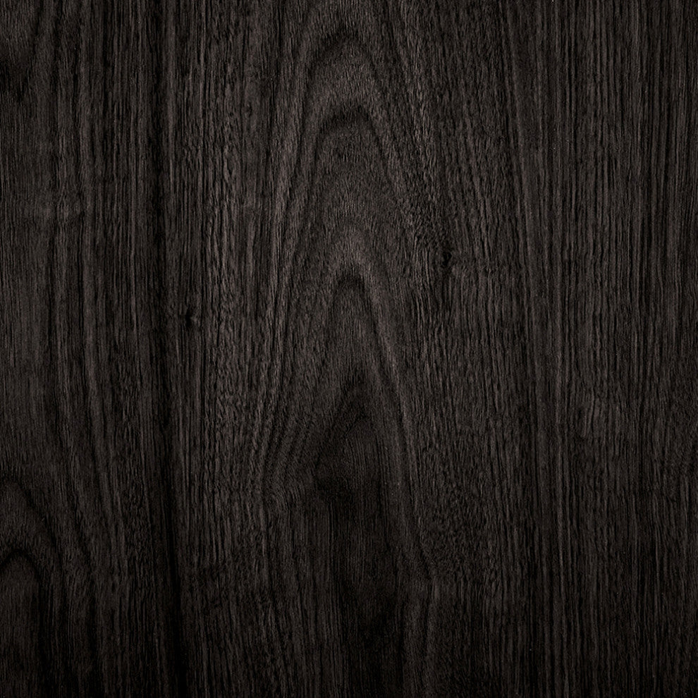 Diana 30" Swivel Black Wood Bar Stool, Gray Faux Leather