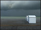 "Beachhouses" Framed Canvas Giclee by Elisabeth Wehrmann, 41x31"