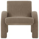 Safavieh Couture Marianne Upholstered Accent Chair, Light, Brown
