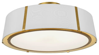 Crystorama Fulton 6-Light 24" Ceiling Light, Antique Gold