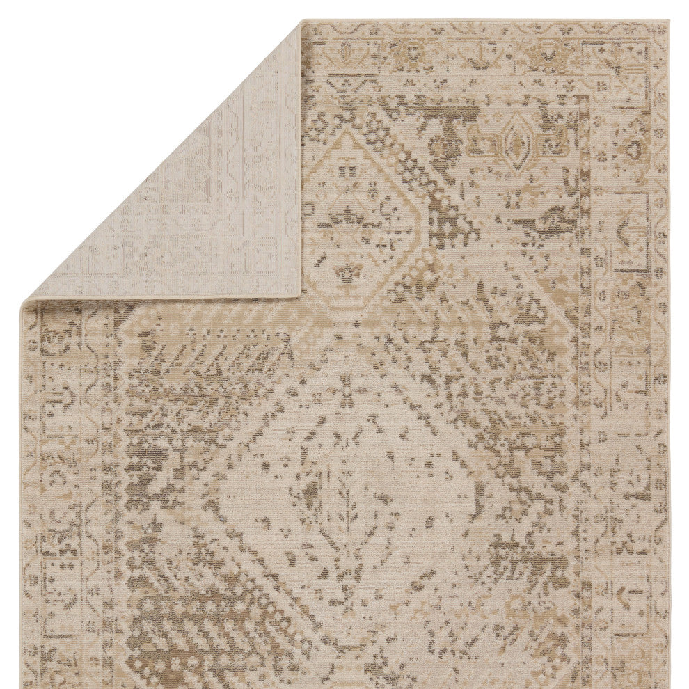 Vibe Rush Outdoor Medallion Beige/Tan Area Rug 9'6"X12'7"