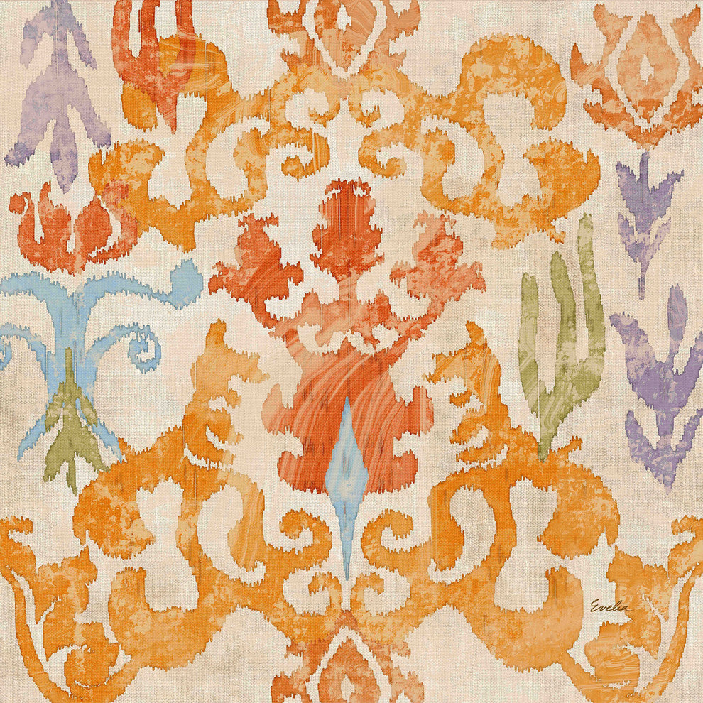 "Dragon" Painting Print on Canvas by Evelia