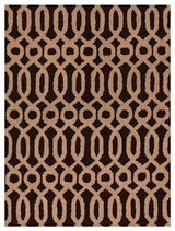 HAND TUFTED WOOL ECO-FRIENDLY AREA RUGS- Rectangle, Brown Beige, Contemporary