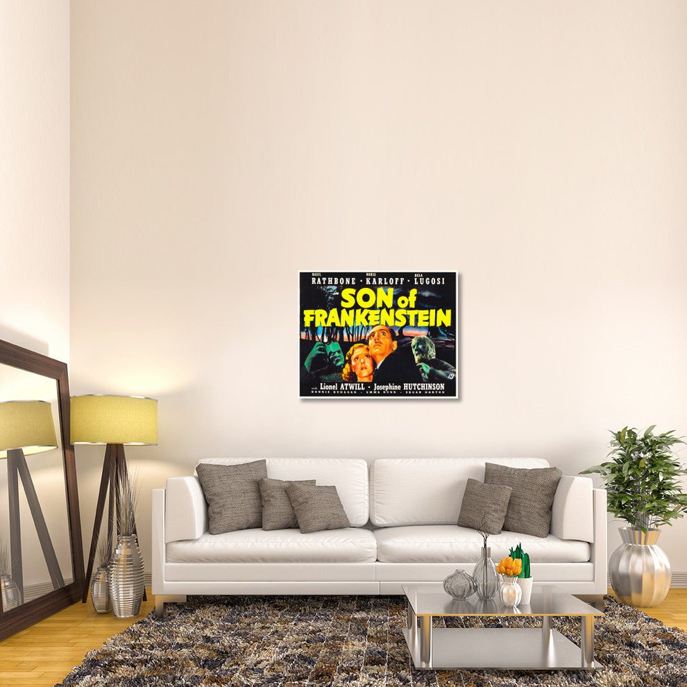 "Son of Frankenstein" Stretched Canvas Giclee by Hollywood Photo Archive, 40x32"