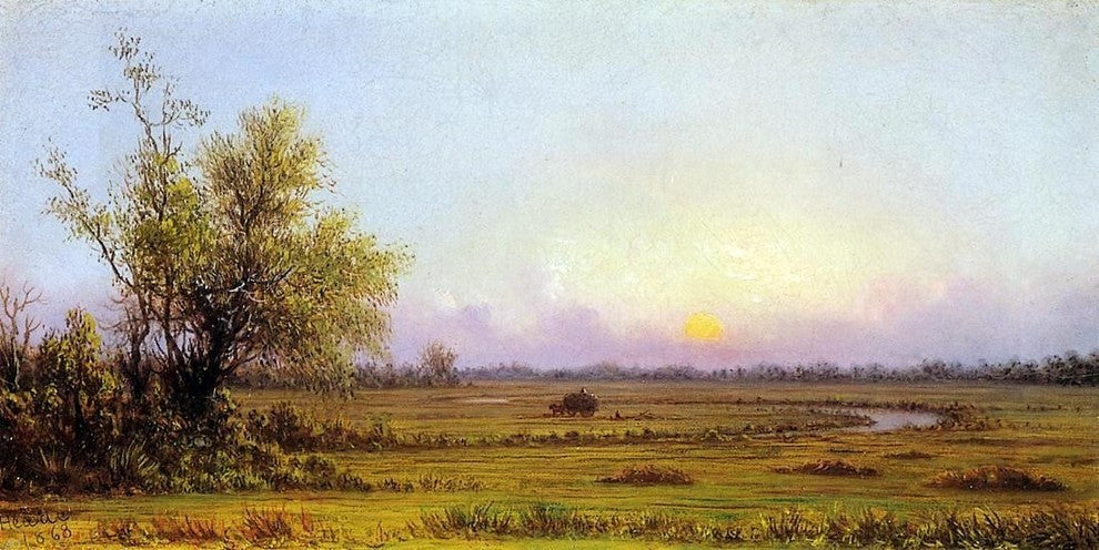 Martin Johnson Heade Sunset Marsh