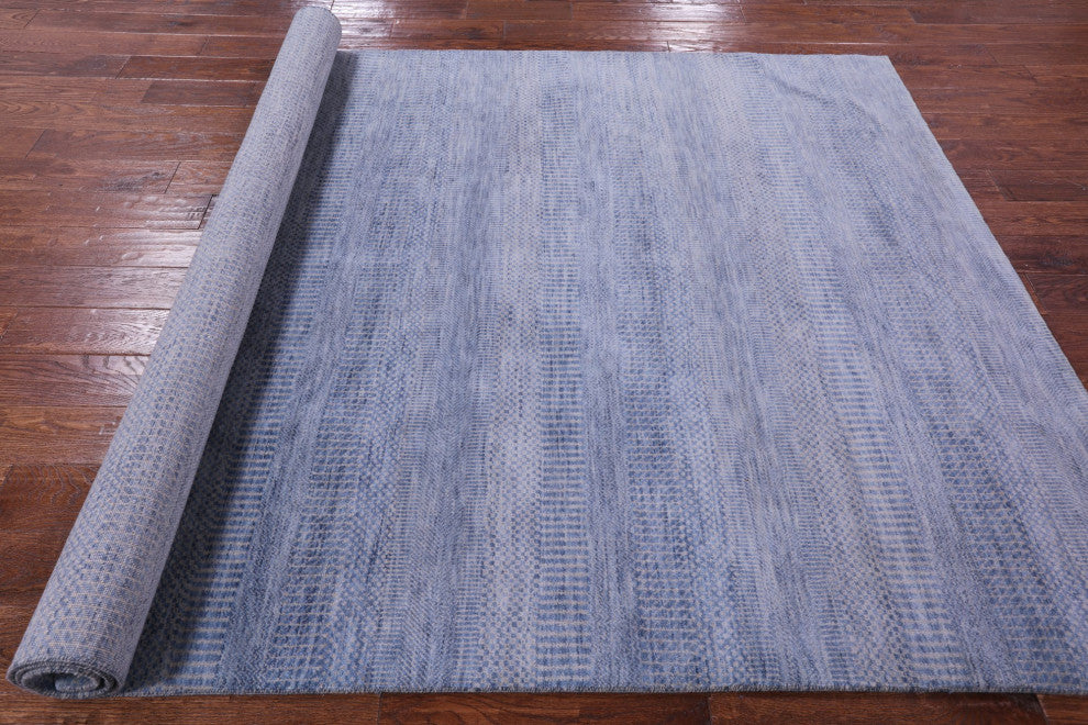 6' 0" X 9' 0" Savannah Grass Wool and Silk Handmade Rug Q11959