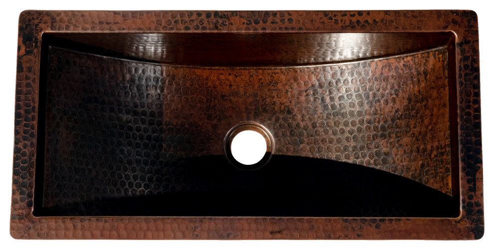 20" Canoa Copper Sink