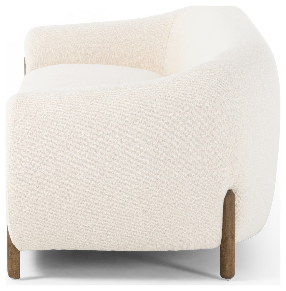 Lyla Sofa, 86" Kerbey Ivory, Distressed Natural