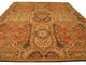 Hand-Tufted Wool Red Transitional Floral Piazza Rug, 7'9 X 9'9