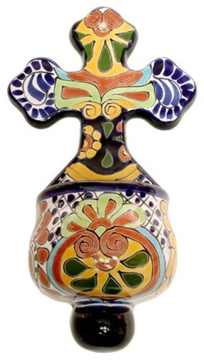 Holy Water Font 5.75"W x 10.5"H, Decoration A