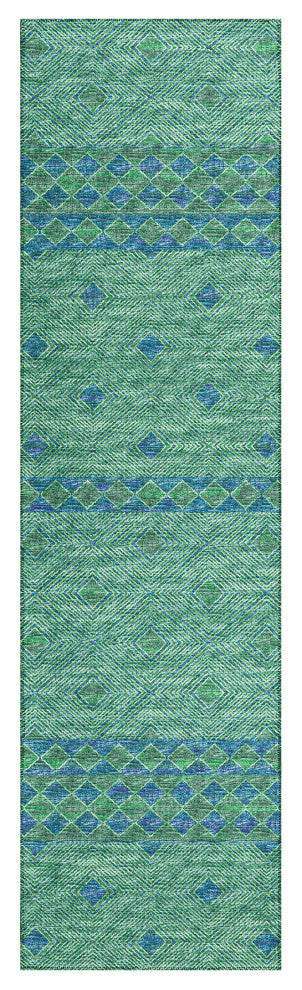 Indoor/Outdoor Sedona SN1 Irish Machine Washable 2'3" x 12' Runner Rug