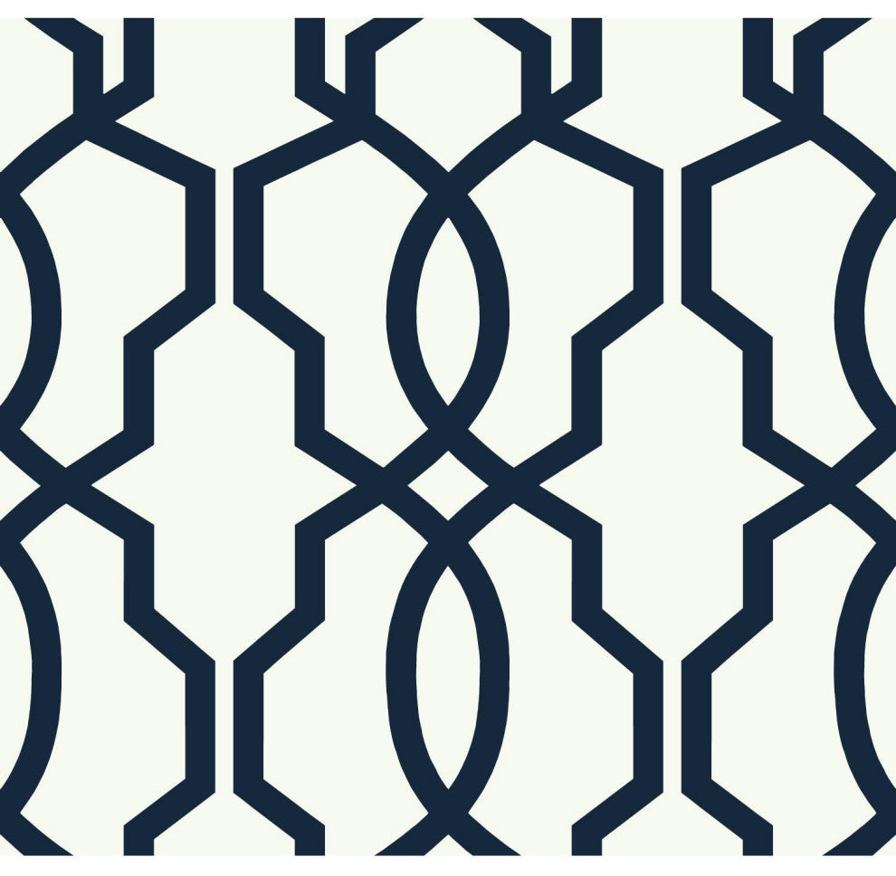 Hourglass Trellis Wallpaper
