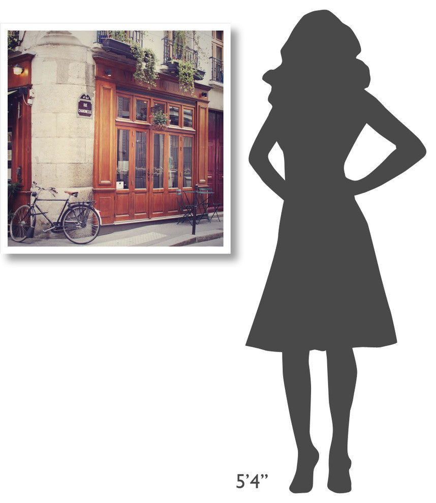 "Rue Chanoinesse" Digital Paper Print by Laura Marshall, 32"x32"