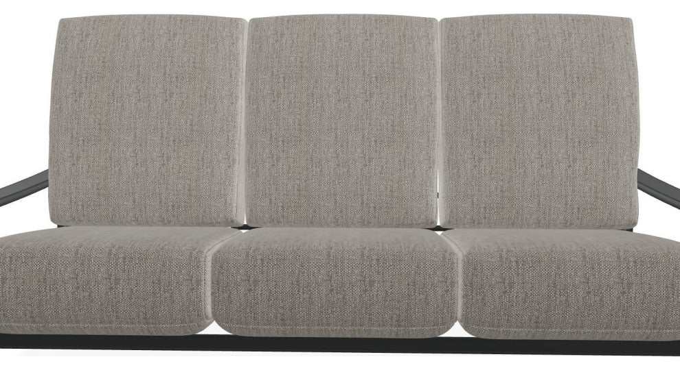 St. Catherine Deep Seat 3-Seat Outdoor Sofa, Thatch Ash/Graphite