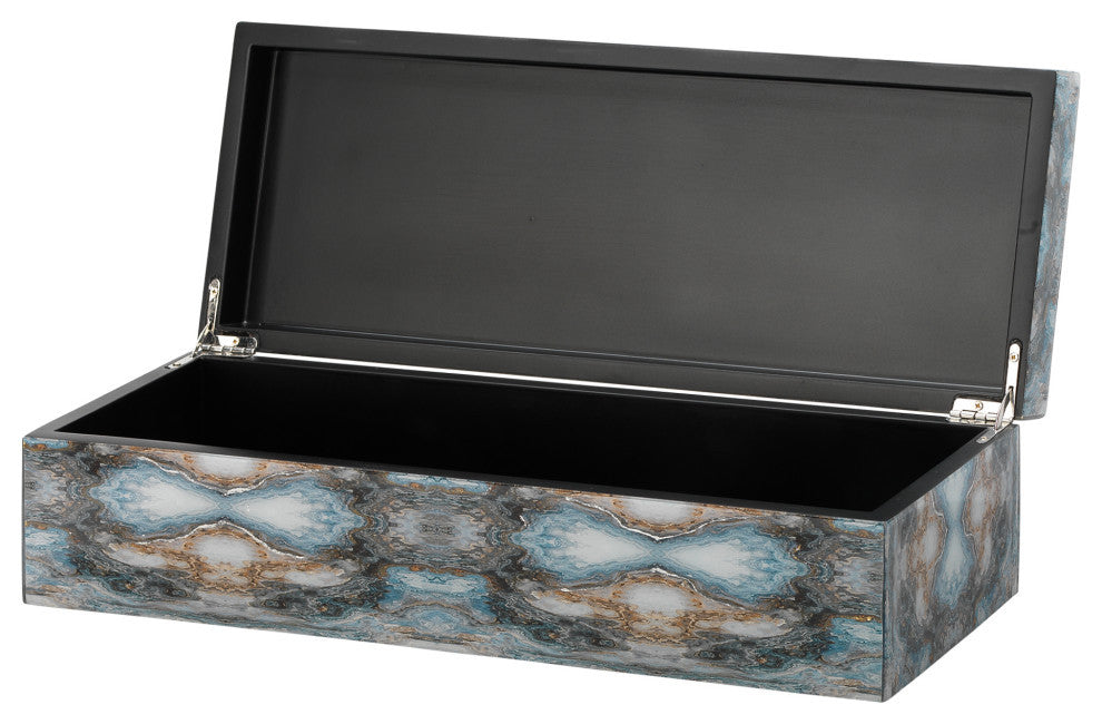 Rorschach Long Box, Indigo Blue Lacquer